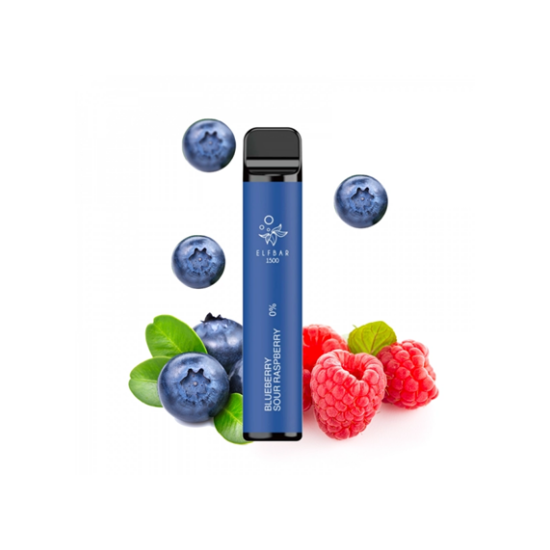 Elf Bar 1500 Disposable Blueberry Sour Raspberry 0mg