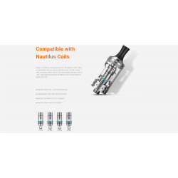 Aspire Nautilus Nano Tank 2ml Gunmetal
